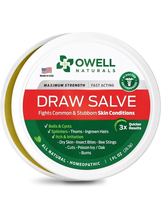 OWELL NATURALS Drawing Salve Ointment 1oz - Image 1