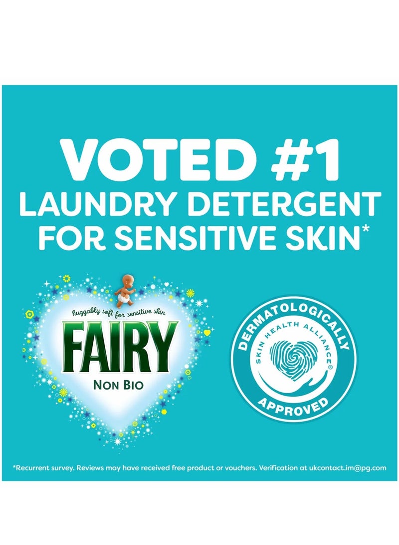 Fairy 120 Non Bio Platinum Laundry Pods with Extra Stain Removal, Non-Bio Washing Capsules for Everyday Clothes Washing, Convenient Pre-Measured Laundry Detergent Pods - Image 3
