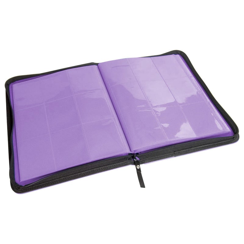 TopDeck 500 Card Binder Pro, Purple, Leather, Nostalgic Elegance - Image 3