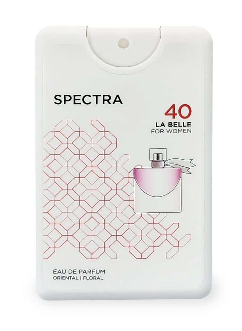 Spectra Pocket 040 La Belle Eau De Parfum For Women - 18ml - Image 2