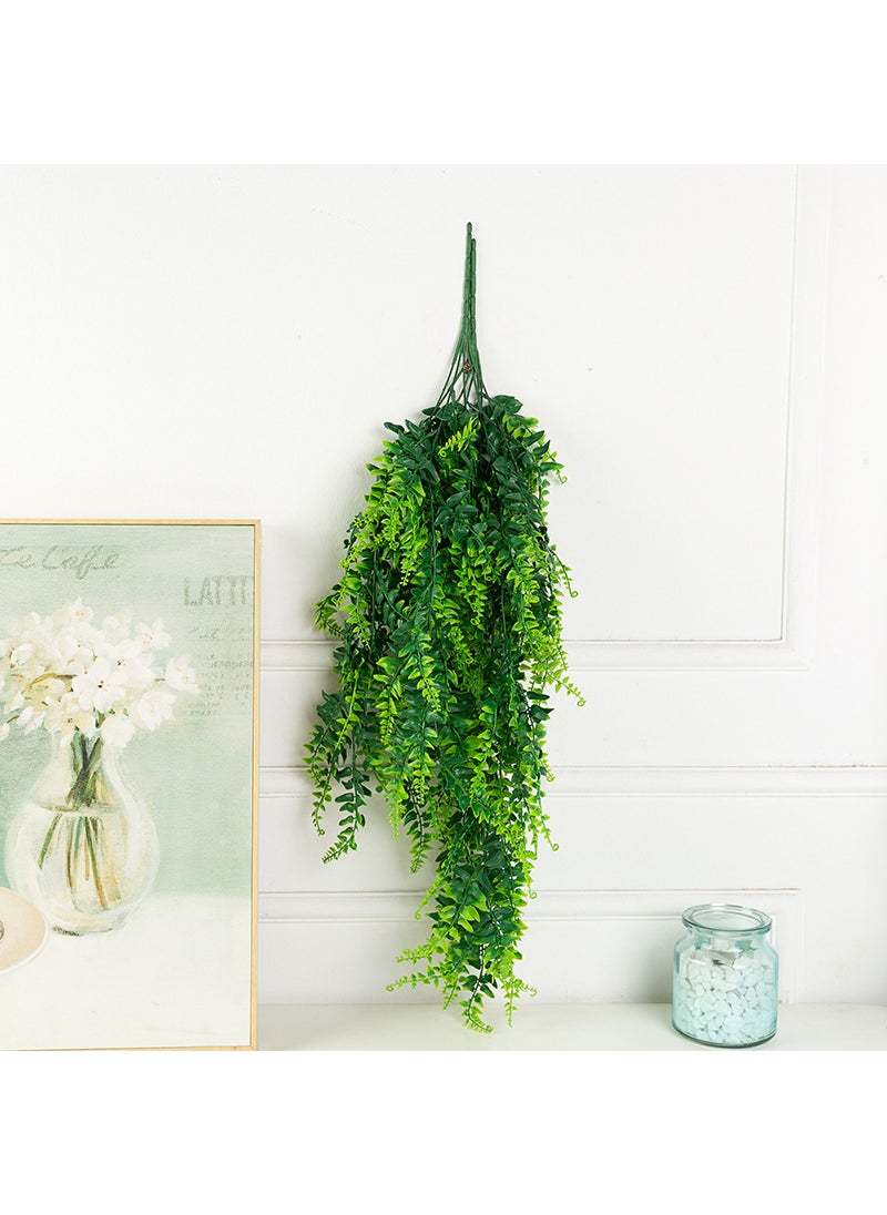 Generic Artificial Ivy Vine Plant Ceiling Decor Persian fern wall hanging-green 