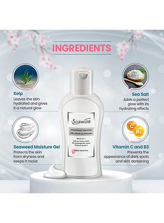 Spawake Brightening Solution Milky Smooth Day Moisturizer For All Skin Types 40Ml - Image 4