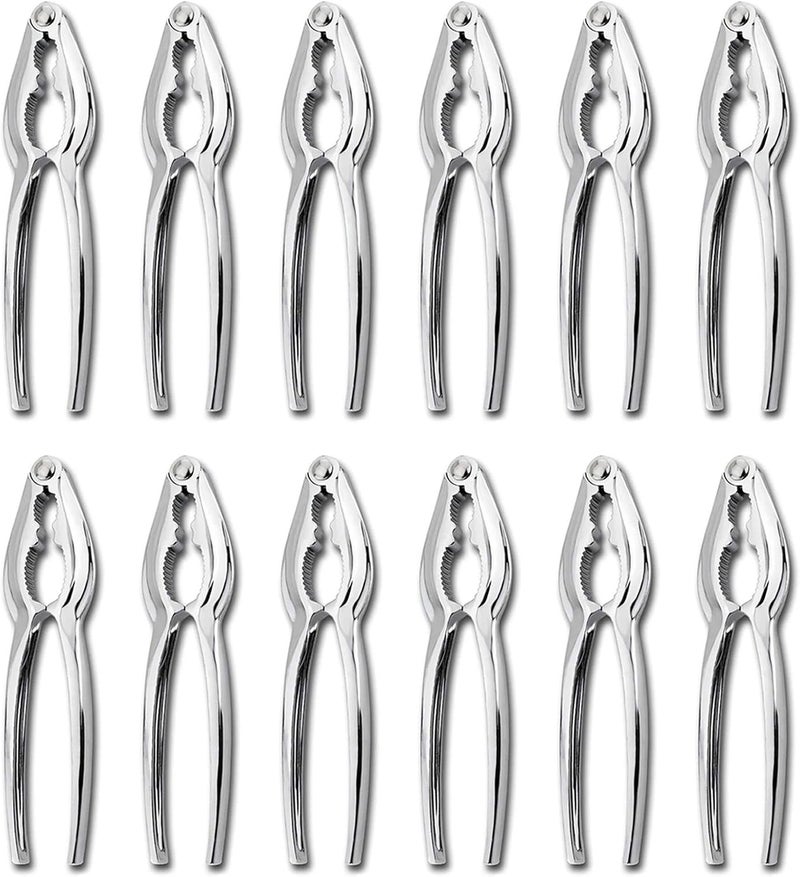 ZAUGONTW 12 Pcs Crab Crackers and Tools, Crab Crackers Sets, Lobster Crackers, Heavy Duty Seafood Cracker Tools, Nut Cracker Set - Image 1