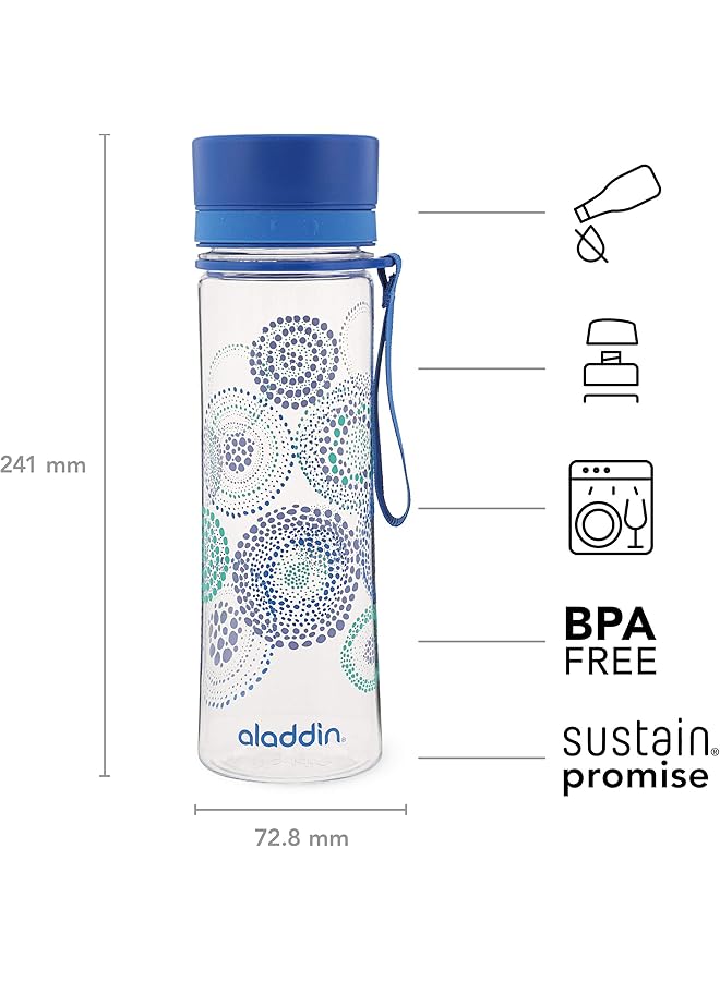 Aladdin Aveo Water Bottle 0.6L Blue (Graphics) - Image 3