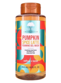 Tree Hut Pumpkin Spice Latte Nourishing & Moisturizing Foaming Gel Wash 18 Oz.  - Image 1