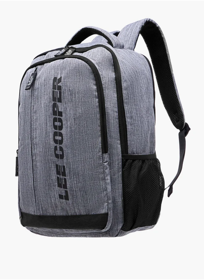 لي كوبر Boys Logo Print Backpack with Adjustable Shoulder Straps - 16x46x31 cm