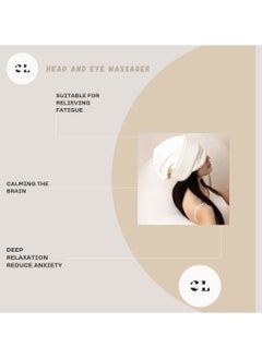 CREATIVE LIFE Wireless Remote-Controlled Eye Massager with Breathable Airbag and Heat Compression for Relieving Head Fatigue  - Image 2
