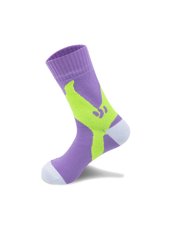 Tfo 6th Generation Outdoor Waterproof Socks Water-resistant Breathable Hiking Socks 2902573 Women's Purple Size S - Image 3
