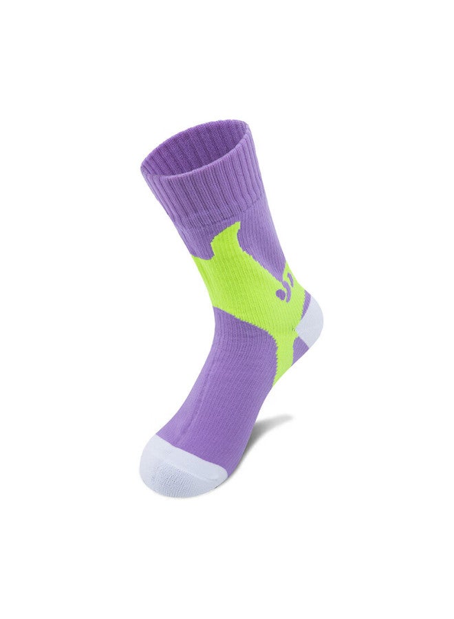 Tfo 6th Generation Outdoor Waterproof Socks Water-resistant Breathable Hiking Socks 2902573 Women's Purple Size S - Image 2