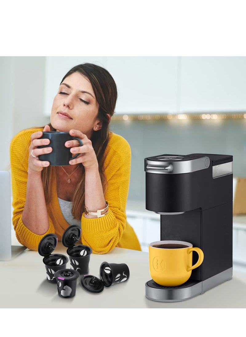 Excefore - Reusable K Cups Fit for KEURIG 2.0 1.0 K-MINI PLUS Reusable Coffee Filters Pods Universal Fit Keurig Reusable Coffee Pods Filters Leakproof 4 Pack - Image 1