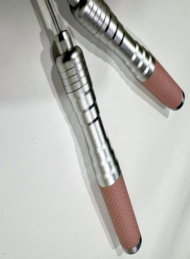 Tennex Jump Rope T-555 Pink for Men and Women | Adjustable Skipping Rope | Aluminium Handle - Image 4