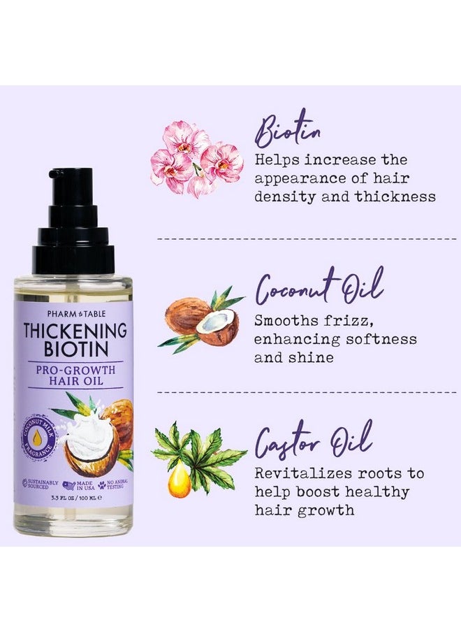 Pharm to Table - Thickening Biotin Progrowth Hair Oil 100Ml - Image 1