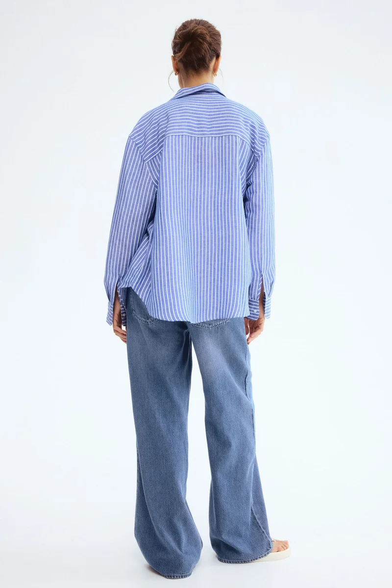 H&M  MAMA Wide Low Jeans for Women | Best Price UAE