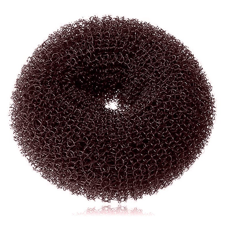 kitjans Hair Donut Bun Maker Ring Style Bun Chignon Hair Increase Doughnut Shaper for Thick and Long Hair XXLarge 55 InchBrown