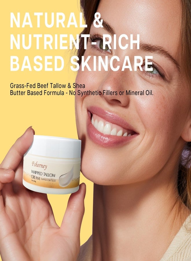 VRAIKO Fsherney Whipped Tallow Balm, Grass-Fed Beef Tallow for Skin with Shea Butter Niacinamide and Squalane, Moisturizer for Hydration, Nourishment, Fine Lines and Elasticity, 3.5oz/100g - Image 2