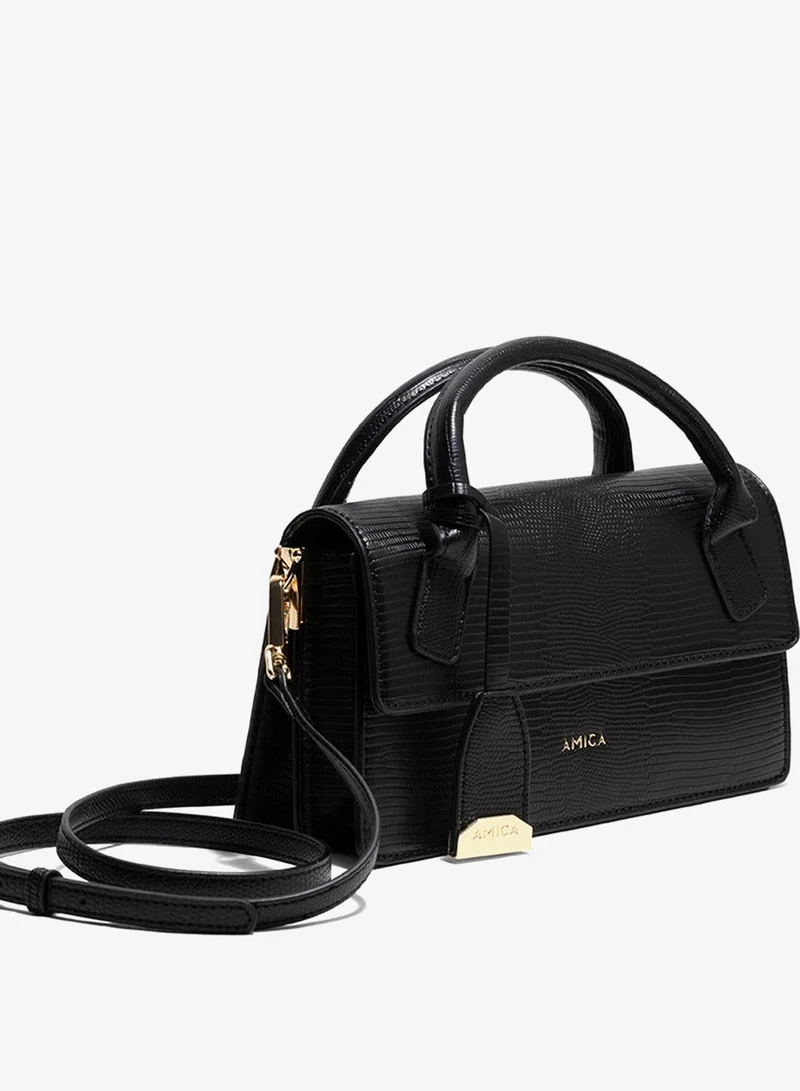 Amica  AMICA Mia Structured Mini Bag - Black for Women | Best Price UAE