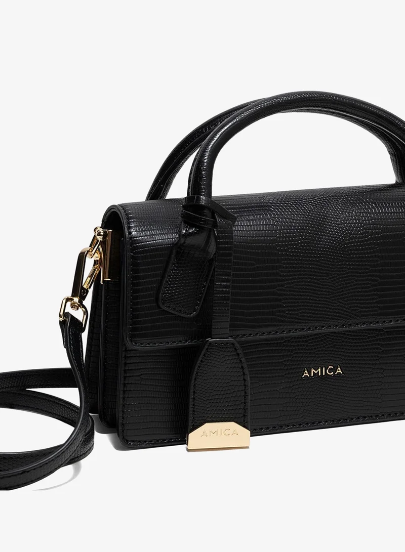Amica  AMICA Mia Structured Mini Bag - Black for Women | Best Price UAE