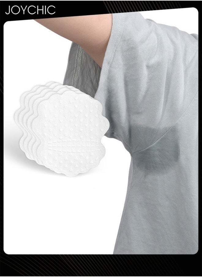 Joychic 50 Piece Summer Underarm Sweat Patch Disposable Nonwoven Anti-Sweat Comfortable and Relaxing Soft and Breathable Invisible Design Unisex White  - Image 1