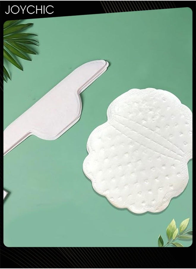 Joychic 50 Piece Summer Underarm Sweat Patch Disposable Nonwoven Anti-Sweat Comfortable and Relaxing Soft and Breathable Invisible Design Unisex White  - Image 2