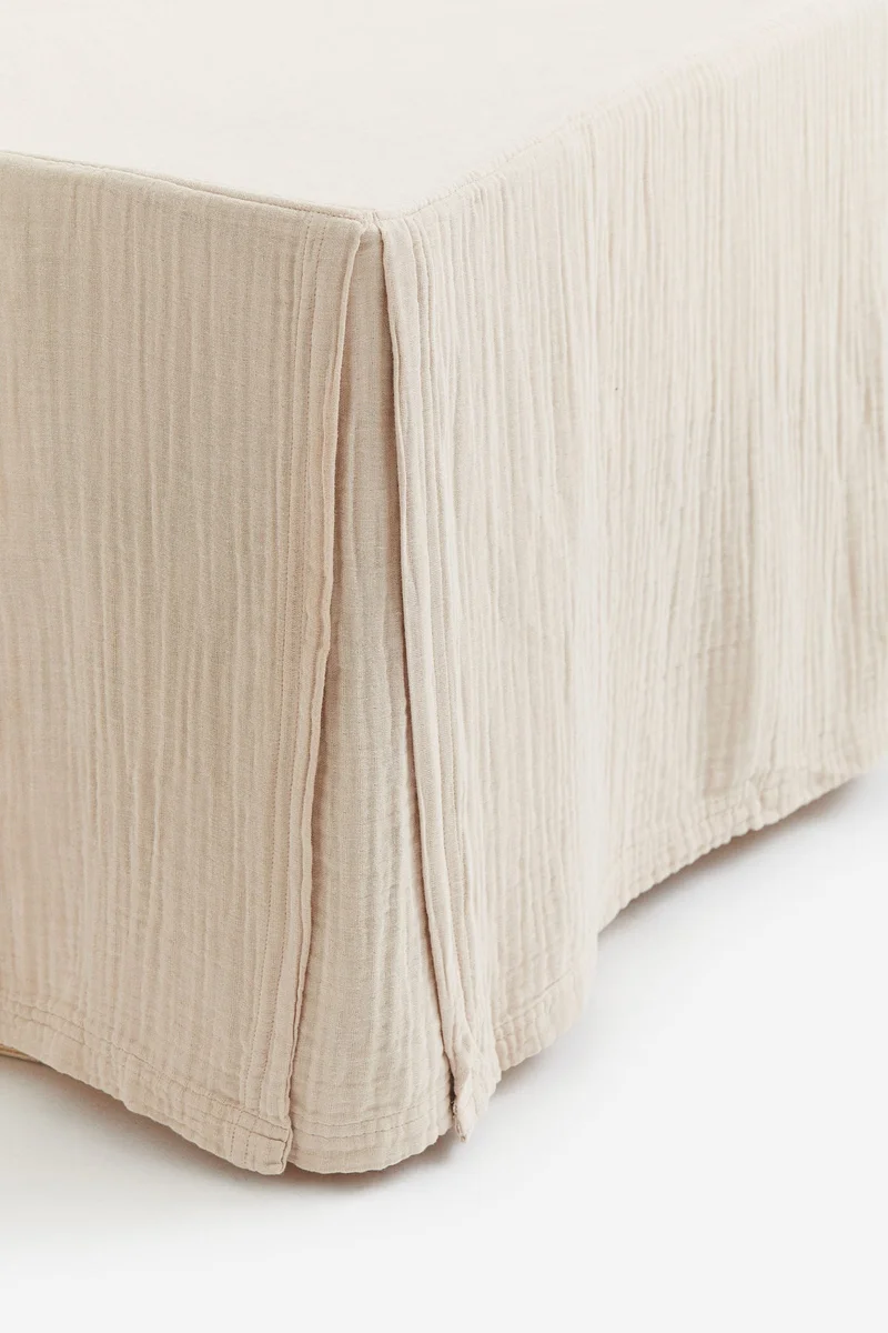 H&M Cotton muslin valance