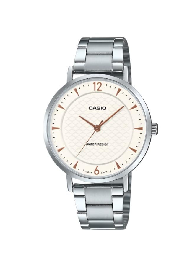 كاسيو ساعة تناظرية من الفولاذ المقاوم للصدأ LTP-VT04D-7ADF - Image 1