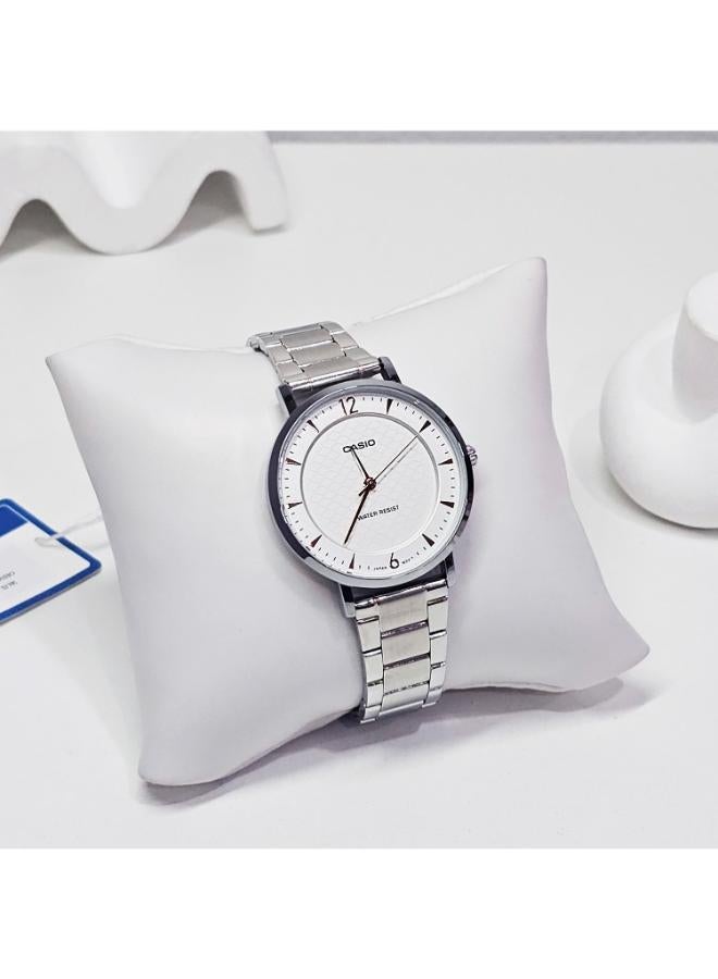 كاسيو ساعة تناظرية من الفولاذ المقاوم للصدأ LTP-VT04D-7ADF - Image 3