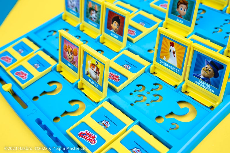 USAopoly Guess Who? PAW Patrol Board Game, Featuring Chase, Rocky, Skye, and More, Officially Licensed Nickelodeon PAW Patrol Game, Family-Friendly Children's Mystery Game of Deduction, Ages 6 & Up - Image 4