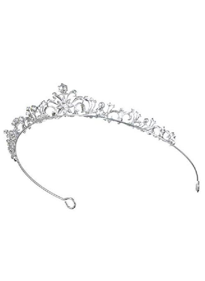 SAMKY Bridal Floral Rhinestone Crystal Wedding Prom Tiara Crown T1129  - Image 4
