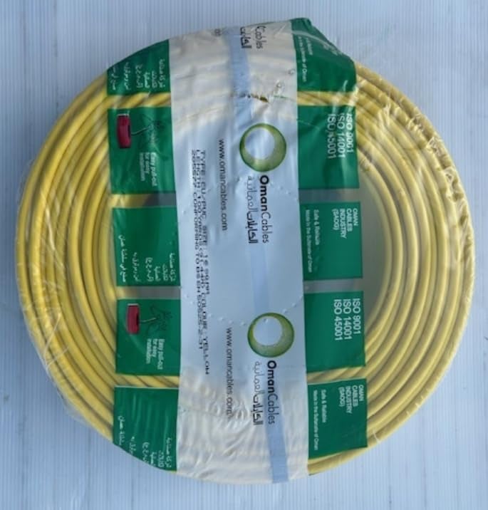 Oman Cables Copper Wire PVC 2.5 SQMM - 91.44 M Roll - Image 5