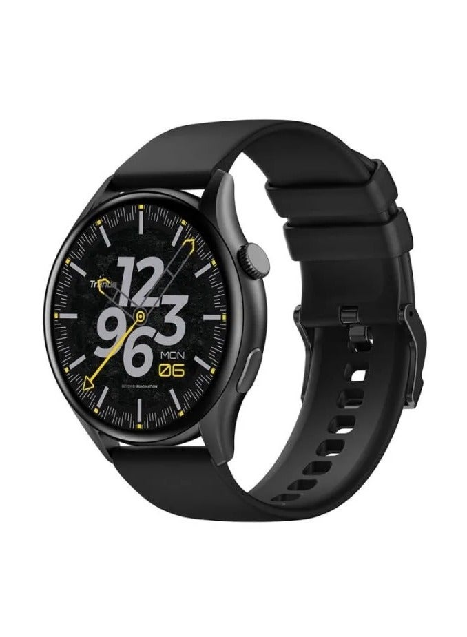 باس تيك ساعة ذكية للرجال GTR2، شاشة عرض دائمة، مكالمات بلوتوث، ساعة لياقة بدنية مقاومة للماء، متوافقة مع نظامي Android وiOS منتصف الليل - Image 1