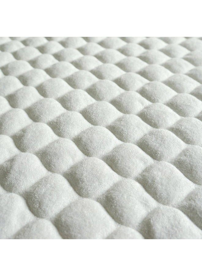 BlueSnail Quilted Thicker Waterproof Changing Pad Liners,3 Count(Snow White 13” x 27”) - Image 2