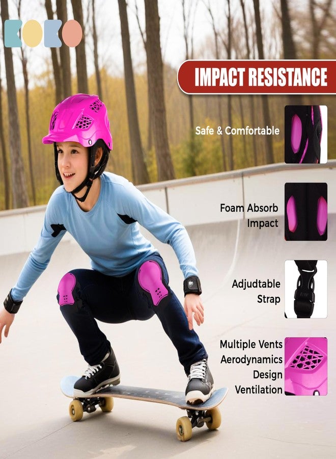 Koko Dragon Kids Skating & Cycling Helmet | Protective Gear for Boys & Girls (Pink, Medium 560 MM) - Image 2