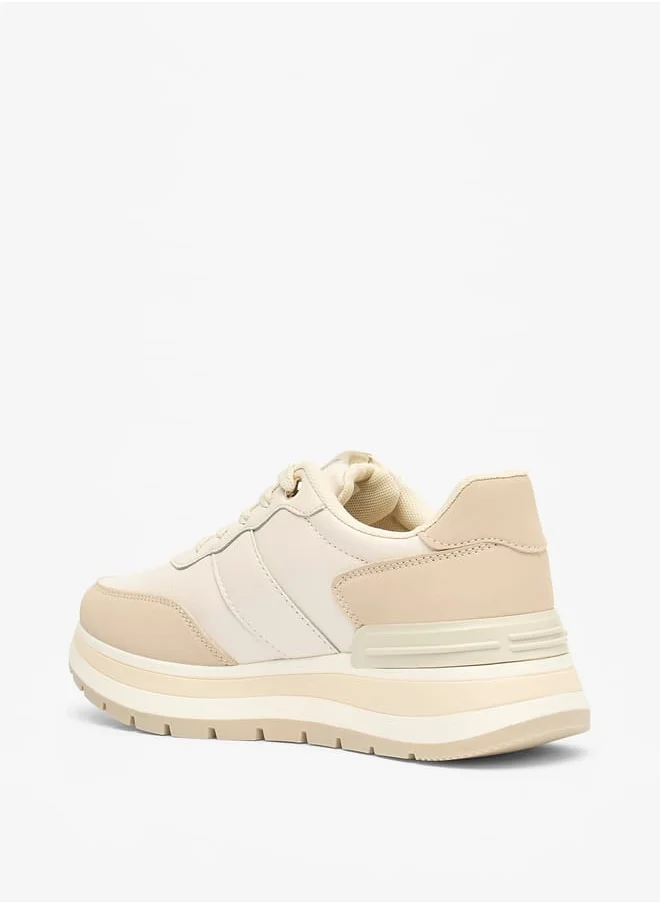 فلورا بيلا من شو إكسبرس Women's Pand Ankle Sneakers with Lace-Up Closure