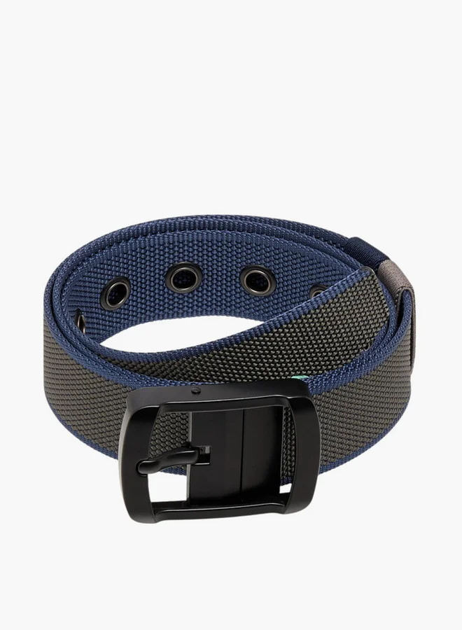 Lee Cooper Textured Belt with Pin Buckle Closure