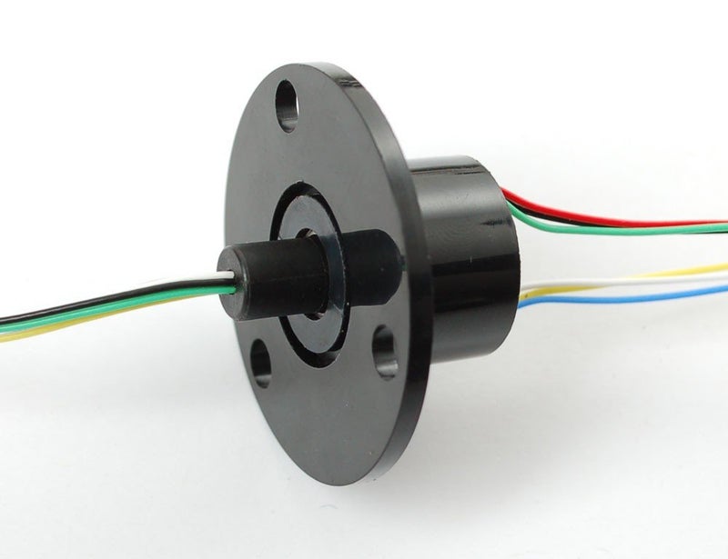 Adafruit 736 Slip Ring with Flange, 22 mm Diameter, 6 Wire, 240V/2A - Image 1