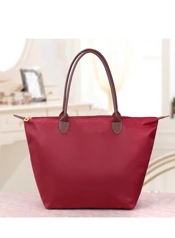 CIMIA Large Shoulder Bag for Women Tote bags for Women CIMIA Crossbody Bag ,Beige BlackDeepred  - Image 1