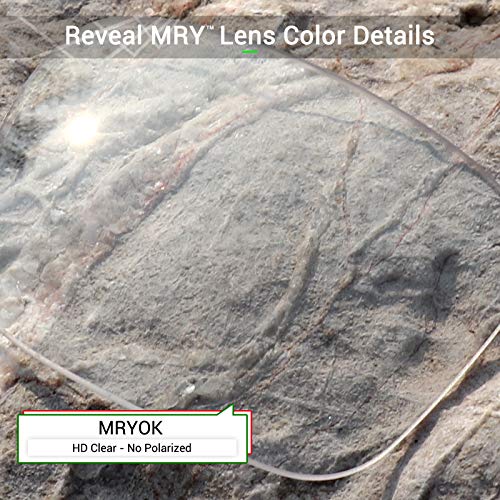 Mryok UV400 Replacement Lenses Compatible with Ray-Ban Meta Wayfarer RW4008 53mm - HD Clear - Image 4