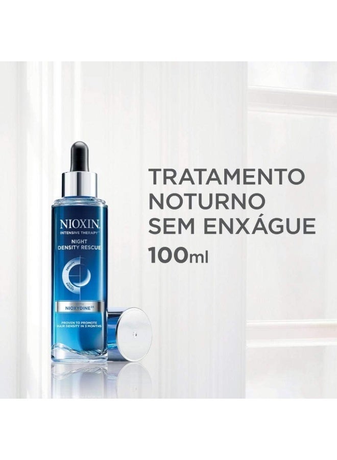 Nioxin Night Density Rescue Serum 70ml, Overnight Leave-In Scalp & Hair Thickening Serum with Nioxydine Technology for Fuller-Looking Hair & Breakage Support - Image 3