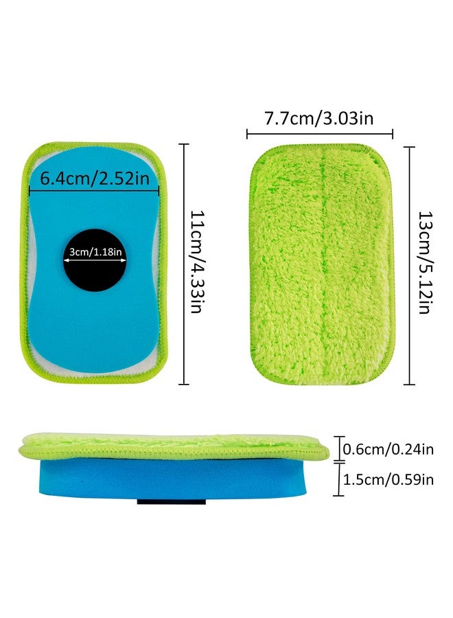 OSOPOLA 2 Packs Chalkboard Eraser - Washable Reusable Microfiber Eraser Cleaning Chalk/Markers/Duster Tool In Home Classroom Office Attached 2 Pcs Microfiber Cloth Wp03 - Image 2