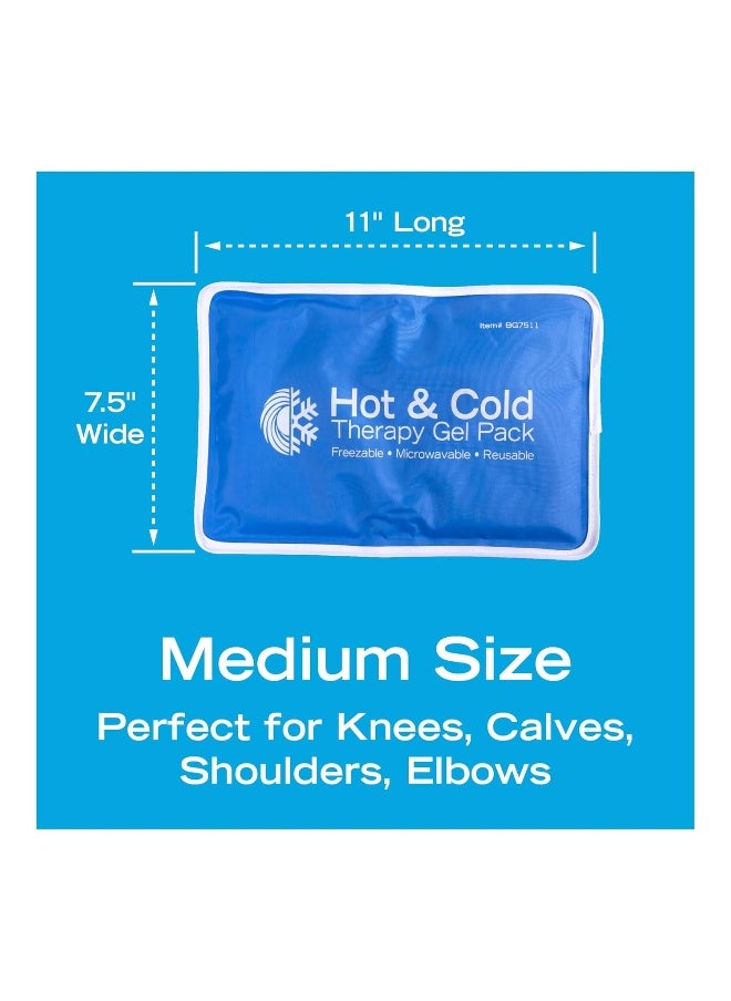 Roscoe Medical - Roscoe Medical Reusable Cold Pack and Hot Pack – Ice Pack For Knee, Shoulder, Back, Injuries - Microwave Heating Pad - Image 1