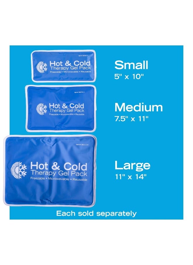 Roscoe Medical - Roscoe Medical Reusable Cold Pack and Hot Pack – Ice Pack For Knee, Shoulder, Back, Injuries - Microwave Heating Pad - Image 1