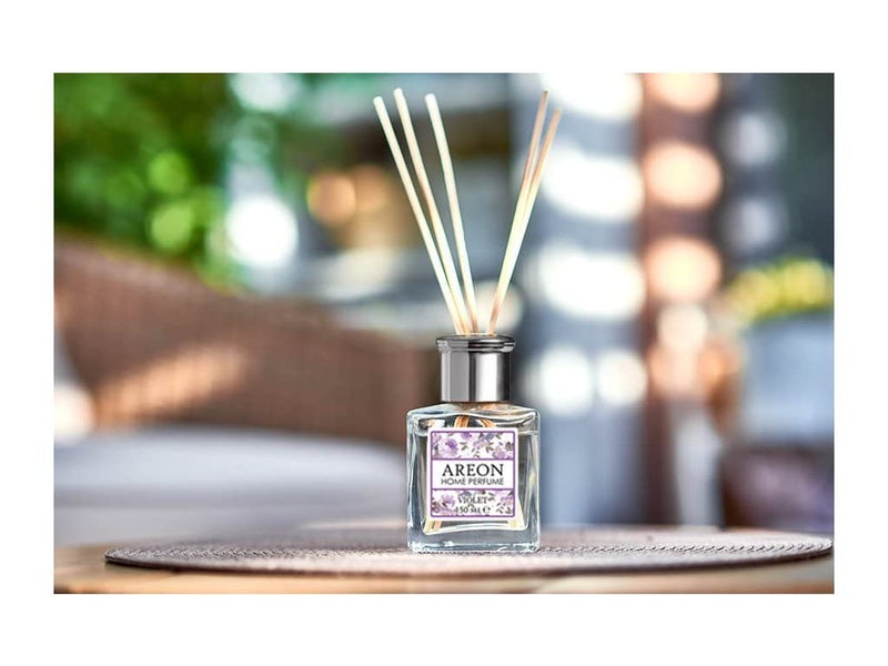 Areon Areon Home Perfume Garden 150ml Sticks Violet 10 Reed Sticks Air Freshener for Home Office  - Image 4