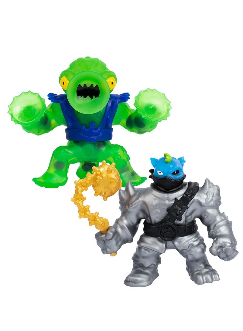Goo Jit Zu Cursed Goo Sea Versus Pack - Pantaro & Squidor - Image 1