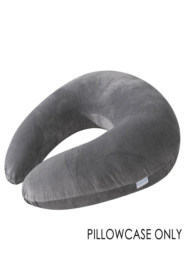 QUEEN ROSE Reading Pillow, Gaming Pillow for Lap Replacement Cover, Soft Velvet Grey - Image 3
