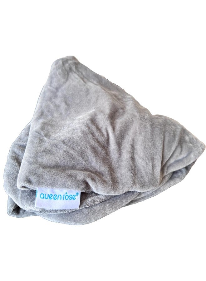 QUEEN ROSE Reading Pillow, Gaming Pillow for Lap Replacement Cover, Soft Velvet Grey - Image 2