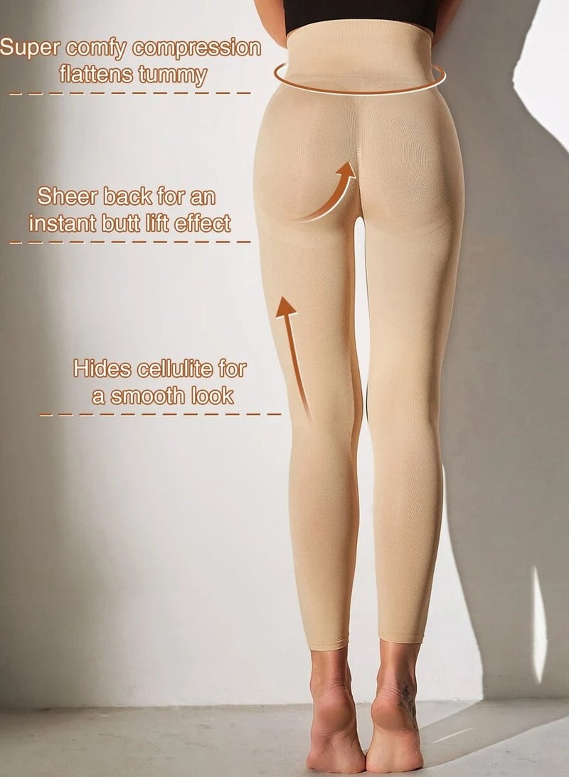 Medical Leggings with a High Waist Suitable for Varicose Veins - Image 2