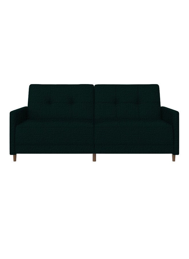 Soufa Dibaj Odessa | 2-Seater Sofa Upholstered In Velvet 193x85x86 cm  - Dark Green - Image 4