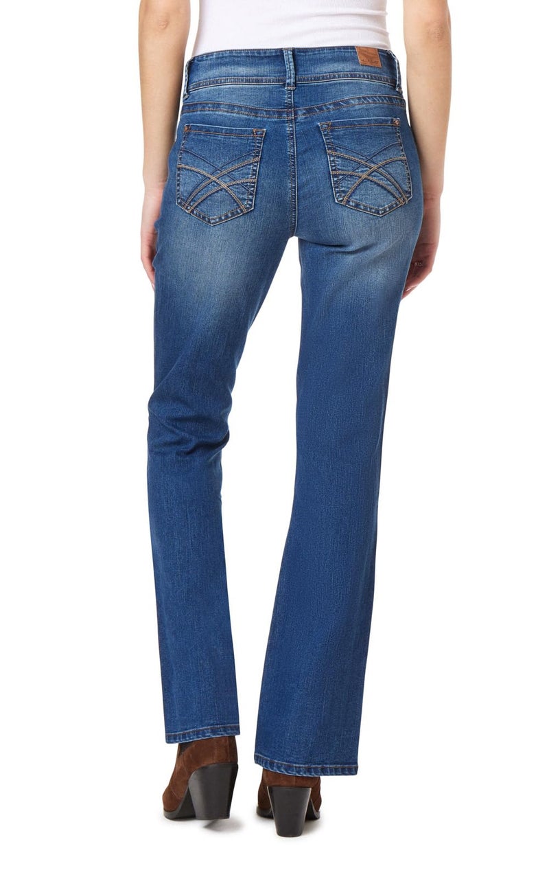 WallFlower Women's InstaStretch Luscious Curvy Bootcut Jeans, Pia, 11 - Image 2