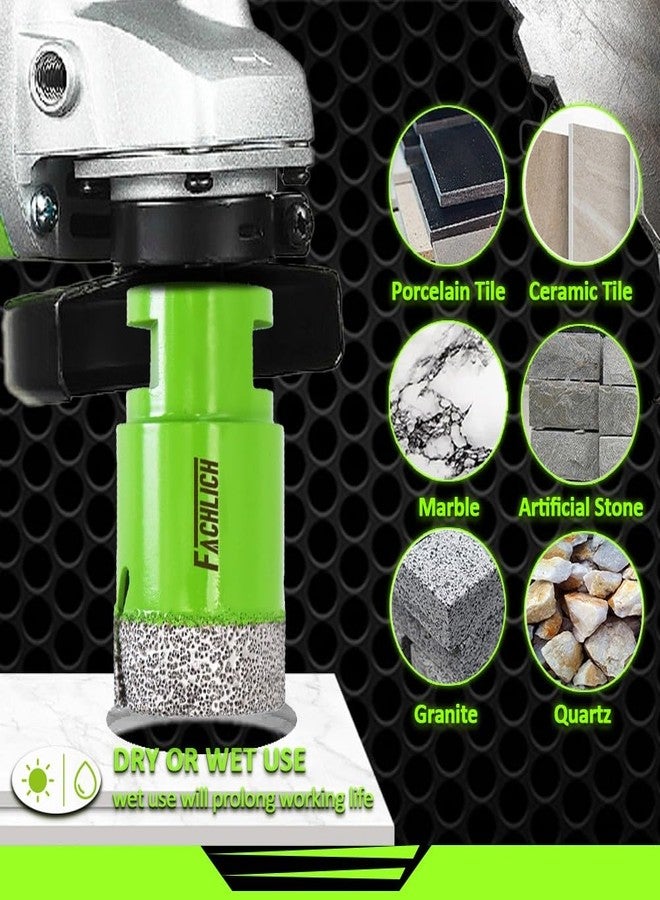 FACHLICH Diamond Core Drill Bits,2-2/3" 68mm Ceramic Tile Drill Bits Vacuum Brazed Diamond Hole Saw for Porcelain Tile,Granite,Marble,Concrete,Masonry,Brick - Image 3