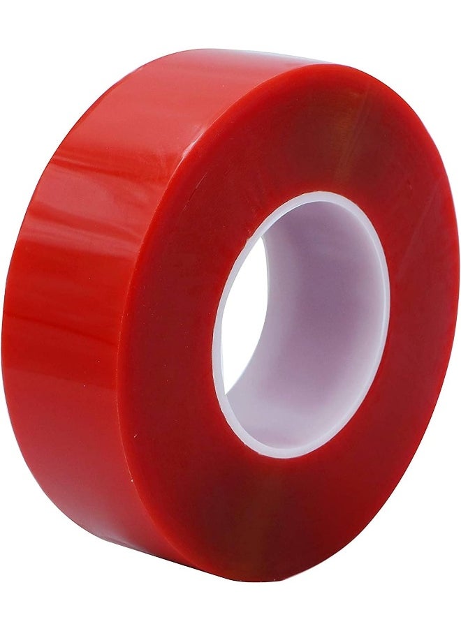 Royal Apex Strong Double-Sided Sticky Clear Traceless Acrylic Transparent Adhesive Tape For Home Wall Room Office Decor Phones Pictures Household And Outdoor Mounting (49Mm X 50 M)  - Image 1